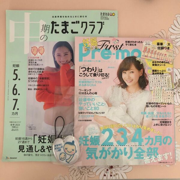 マタニティ234567ヶ月★ＦｉｒｓｔＰｒｅｍｏ２０１６年春夏妊娠がわかったらすぐ読む本 主婦の友中期のたまごクラブ2023冬号