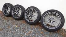 BBS RI-A021 18インチ 4本セット　7.5j　 ET48 PCD100 インプレッサ 225 45 18_画像2