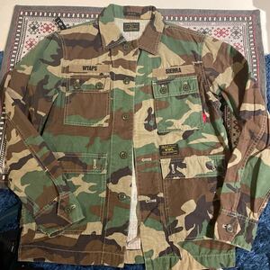 wtaps ジャケット jungle シャツ 迷彩 ミリタリー カモフラ 