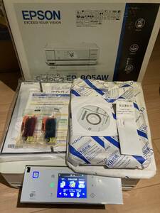 付属品あり 外箱あり EP-805AW EPSON インクジェットプリンター 複合機 エプソン カラリオ おまけ付