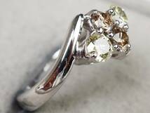 【2937A】K18WGホワイトゴールド 天然ダイヤモンド 0.70ct/3.6g リング 指輪 ♯5_画像5