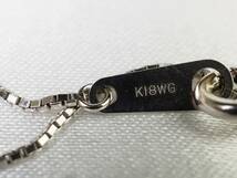 【2993A】K18WGホワイトゴールド 天然ダイヤモンド 1.08ct/4.2g ネックレス_画像9