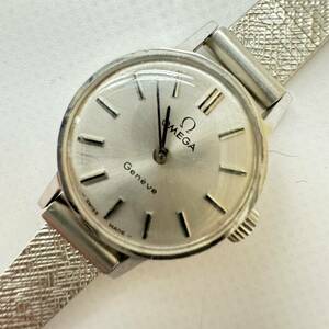 A3◎稼動品 OMEGA オメガ Geneve ジュネーブ レディース腕時計 シルバーカラー