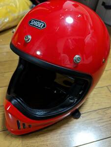 Mサイズ　SHOEI フルフェイスヘルメット　EX-ZERO イーエックス-ゼロ　シャインレッド　M SHOEI フルフェイスヘルメット　