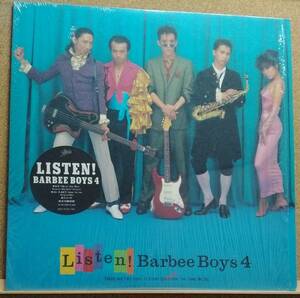 LP( shrink, seal with belt,28*3H-298,*87 year record, leaflet attaching,4th album,RockBand) Barbie * boys / Listen![ including in a package possibility 6 sheets till ]060126