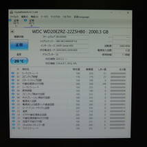 【検品済み/使用11時間】WD 2TB HDD WD20EZRZ 管理:a-77_画像2