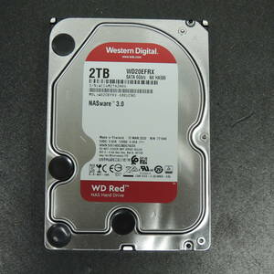 【検品済み/使用0時間】WD 2TB HDD WD20EFRX 管理:a-100