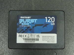 【検品済み/使用0時間】PATRIOT BURST ELITE SSD 120GB PBE120GS25SSDR 管理:e-12