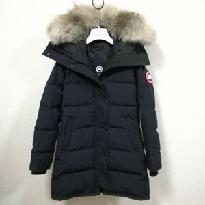 最終値下げ カナダグース シェルバーン SHELBURNE PARKA ダウンジャケット 国内正規 3802LA Sサイズ ネイビー コート ファー マッケンジー