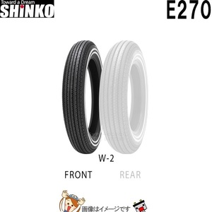 4.00-19 61H W-2 TT E270 フロント チューブタイヤ シンコー shinko タイヤ アメリカン