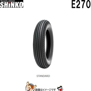 5.00-16 72H TT E270 フロント リア チューブタイヤ シンコー shinko タイヤ　アメリカン