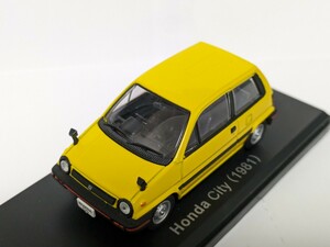 アシェット 国産名車コレクション 1/43 ホンダ シティ 1981