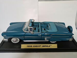 MOTOR MAX 1/18 1958 CHEVROLET CHEVY IMPALA CONVERTIBLE シボレー インパラ コンバーチブル