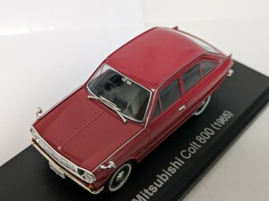 アシェット 国産名車コレクション 1/43 三菱 コルト 800 1965 