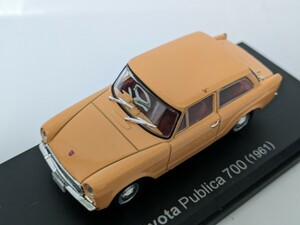 アシェット 国産名車コレクション 1/43 トヨタ パブリカ 700 1961