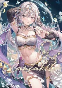 「Cantabile」さしみねこ屋　フルカラーイラスト集　同人誌　A4 32p C102