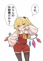 「それ、ふらんのお姉様だから!」ゆむしえん　かわやばぐ 東方Project　同人誌　 フランドール・レミリア　フラン B5 60p_画像1