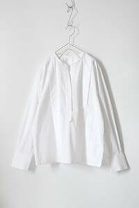 23SS beautiful goods #Newans: tuck design Skipper neck shirt /.../ is shunyu Anne s/ size 1