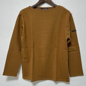 セントジェームス ウエッソン 無地 T3サイズ 長袖 Tシャツ カットソー SIENNE ライトブラウン SAINT JAMES OUESSANT SOLID