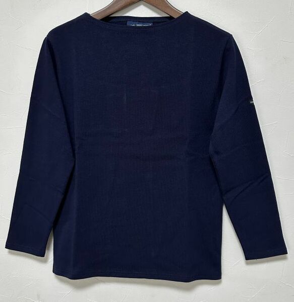 セントジェームス ウエッソン 無地 T1サイズ 長袖 Tシャツ カットソー NAVY 紺 ネイビー SAINT JAMES OUESSANT SOLID