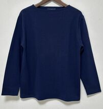 セントジェームス ウエッソン 無地 T1サイズ 長袖 Tシャツ カットソー MARINE 紺 マリン ネイビー SAINT JAMES OUESSANT SOLID_画像1