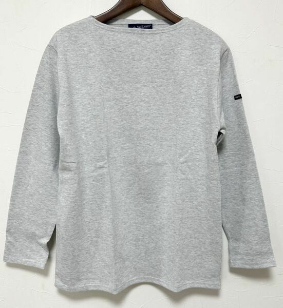 セントジェームス T4サイズ ウエッソン 無地 長袖 Tシャツ カットソー GRISCLAIR 霜降りペールグレー SAINT JAMES OUESSANT SOLID