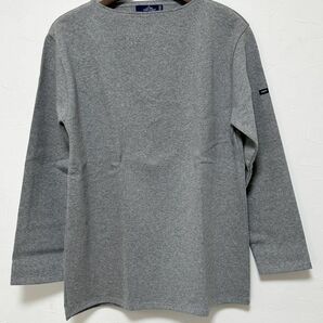 セントジェームス ウエッソン 無地 T6サイズ 長袖 Tシャツ カットソー GRIS 杢グレー SAINT JAMES OUESSANT SOLIDの画像1