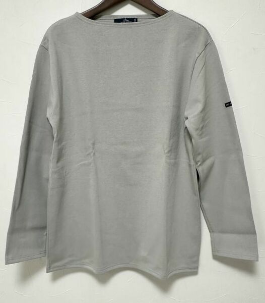 セントジェームス ウエッソン 無地 T5サイズ 長袖 Tシャツ カットソー PERLE パールグレー SAINT JAMES OUESSANT SOLID