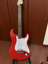 Squier by Fender スクワイア ストラトキャスター Red 赤色_画像1