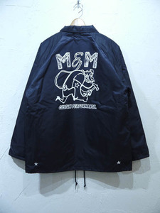 M&M BOA WIND BREAKER(24-MJ-001)/NAVY/XLsize/新品未使用