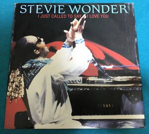 7”●Stevie Wonder / I Just Called To Say I Love You UK盤 TMG 1349