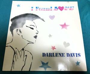 12”●Darlene Davis / I Found Love (Remix) UK盤 OUS 1 　80's メロウ・シンセ・ブギー