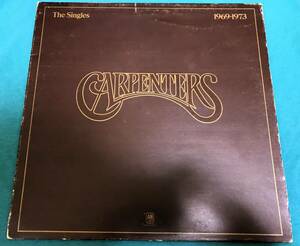 LP●Carpenters / The Singles 1969-1973 UK盤 AMLH 63601 見開きエンボスジャケ