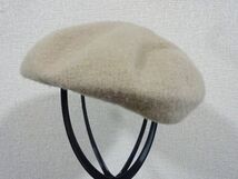 Z センバドー Z レディース・婦人用　ベレー帽　ベージュ色　スタイルハット サイズ５７・５cm　キャップ　帽子_画像1