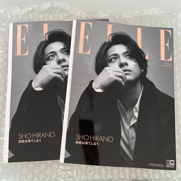 ELLE JAPON 11月号増刊 平野紫耀 特別版 2冊セット エル ジャポン エルジャポン