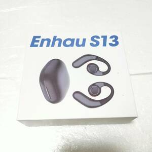 【1円オークション】 Enhau S13 ワイヤレスイヤホン Bluetooth 5.3 EDR搭載 68H長時間再生 耳掛け式 マイク付き TS01A002597