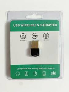 【1円オークション】Bluetooth5.3 USB アダプタ 超低遅延 小型 無線 省電力 apt-X EDR/LE対応 Windows 11/10/8.1/8(32/64bit)対応 ME01J97