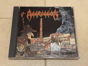 ■AGGRESSION-The Full Treatment Old Metal Records OMR-020 2002年 USオリジナル盤CD 正規品 廃盤 スラッシュメタル アグレッション