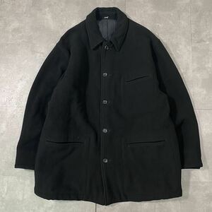 希少 COMME des GARCONS HOMME コムデギャルソンオム■80s AD1988 川久保玲■カシミア混■ハーフコート ブルゾン ジャケット■ヴィンテージ