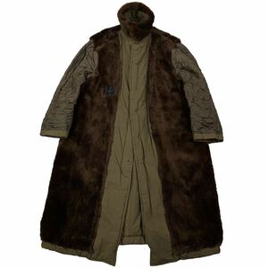 超希少　COMME des GARCONS HOMME コムデギャルソンオム　■80s デカオム 川久保怜　■ファー リバーシブル キルティング　■ロング コート