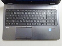 HP ZBook 15 Mobile Workstation Core i7 4800MQ 2.70GHz/16GB/SSD 32GB+HDD 500GB フルHD WLAN Bluetooth NVIDIA Quadro K2100M搭載_画像2