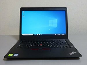Lenovo ThinkPad E470 Core i7 7500U 2.70GHz/16GB/SSD 256GB WLAN Bluetooth Webカメラ NVIDIA GeForce 940MX搭載 Win10