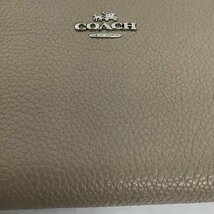 COACH 表記無し コーチ 財布 長財布 58059 ラウンドファスナー Wallet Long Wallet グレージュ / グレージュ / 10102491_画像7