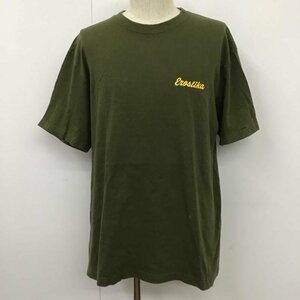 EROSTiKA XL エロスティカ Tシャツ 半袖 バックプリント クルーネック T Shirt カーキ / カーキ / 10102215