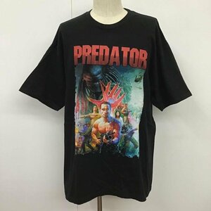 USED XL 古着 Tシャツ 半袖 PREDATOR プレデター 映画 クルーネック T Shirt 黒 / ブラック / 10102210