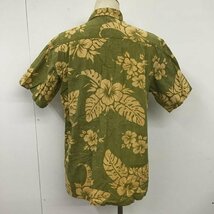 USED L 古着 シャツ、ブラウス 半袖 ハワイ アロハシャツ ハイビスカス コットン Shirt Blouse 10102196_画像2