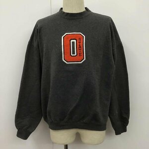 HANES L ヘインズ トレーナー 長袖 Sweat Sweatshirt 灰 / グレー / 10102383