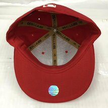 NEW ERA 表記無し ニューエラ 帽子 キャップ 59FIFTY AT50 58cm NY Cap 赤 / レッド / 10103073_画像7