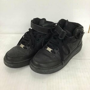 NIKE 23.0cm ナイキ スニーカー スニーカー 314195-004 AIR FORCE 1 MID GS 23cm Sneakers 黒 / ブラック / 10102767