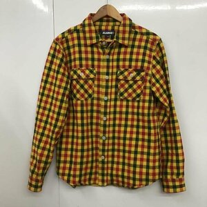 XLARGE M エクストララージ シャツ、ブラウス 長袖 長袖シャツ カジュアルシャツ チェックシャツ カラーシャツ Shirt Blouse 10102565